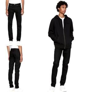 A.P.C.Black Petit New Standard Jeans Button Fly Mens 29 Slim-fit Stretch Denim